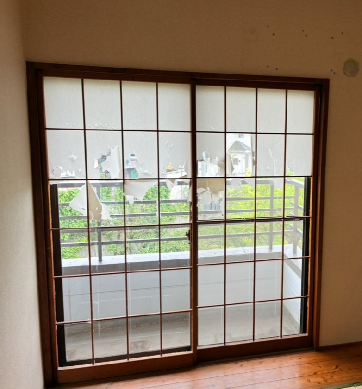 障子の張替 仕上がりは【掃除】で決まります