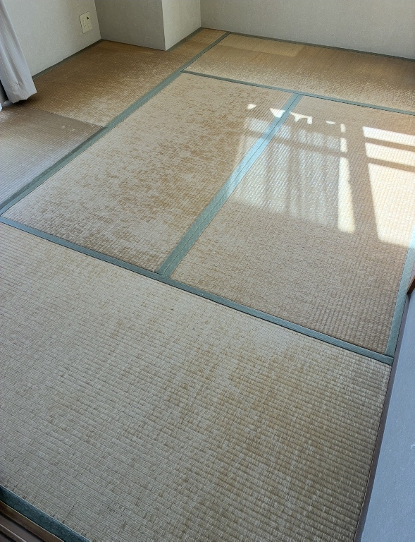 小平市 6畳の和室をへりなし畳に新調