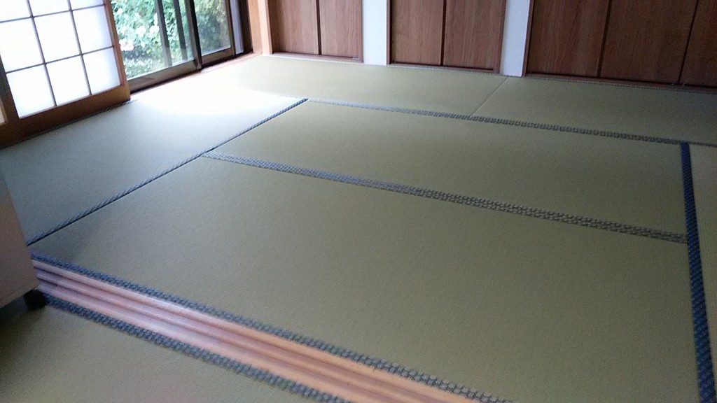 和紙でできた畳